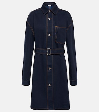 Vestido camisero midi de denim | Burberry