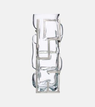 Brutalist glass vase | Vanessa Mitrani