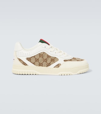 Sneakers Gucci Re-Web GG mit Leder | Gucci