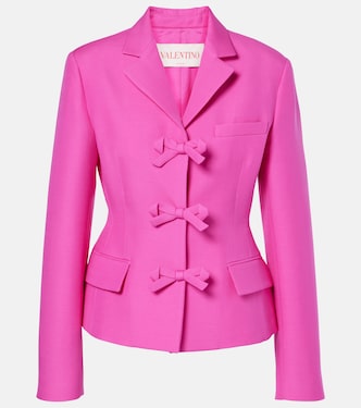 Crepe Couture bow-detail jacket | Valentino