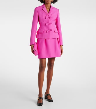 Crepe Couture bow-detail jacket | Valentino