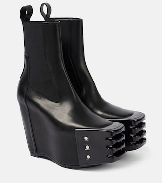 Botas chelsea con cuña Porterville de piel | Rick Owens