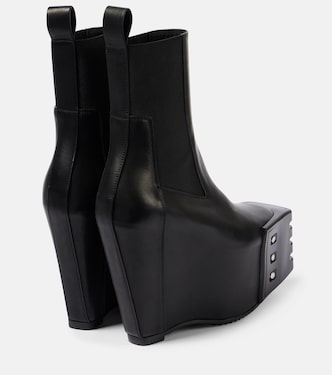 Botas chelsea con cuña Porterville de piel | Rick Owens
