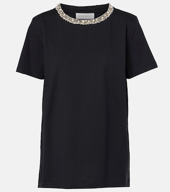 Embellished cotton T-shirt | Nina Ricci