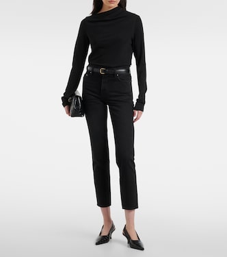 Top in jersey con ruches | Toteme