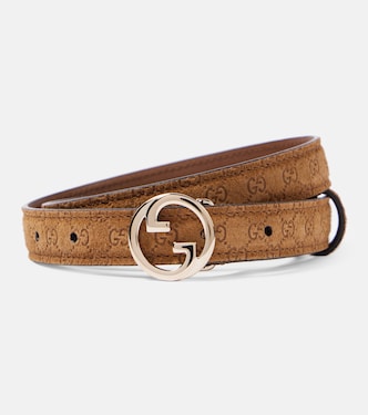 Cintura Gucci Blondie in suede | Gucci