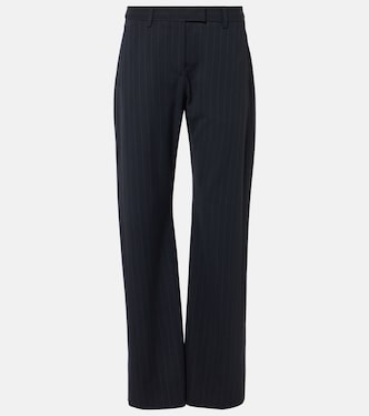 Pantaloni a gamba larga gessati | Acne Studios