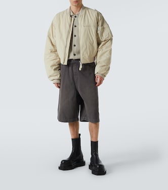 Bomberjacke A-4 aus Baumwoll-Canvas | Entire Studios