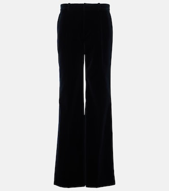 Cotton velvet flared pants | Chloé