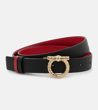 Gancini reversible leather belt | Ferragamo