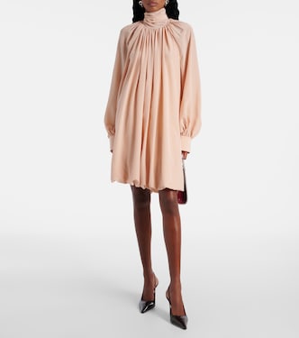 Abito corto in chiffon di seta | Stella McCartney