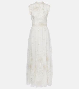 Bridal embroidered gown | Costarellos