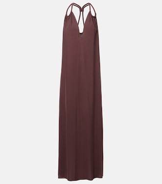 Maxikleid aus Satin | Adriana Degreas