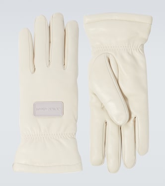 Handschuhe aus Leder mit Kaschmir | Giorgio Armani