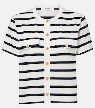 Top in cotone a righe  | Frame