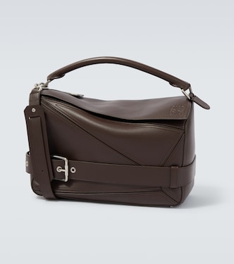Puzzle Biker Large leather tote bag | Loewe