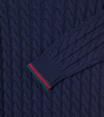 Pullover Web Stripe aus Wolle | Gucci Kids
