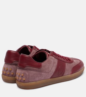 حذاء سنيكرز من الجلد السويدي والجلد Retro | Tod's