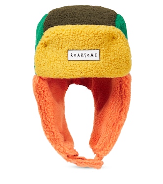 Colorblocked logo fleece hat | Roarsome