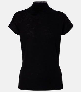 Wool jersey top | Vince