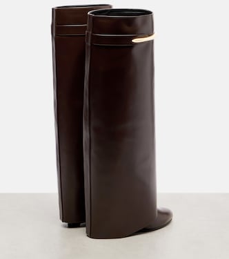 Shark 95 leather knee-high boots | Givenchy