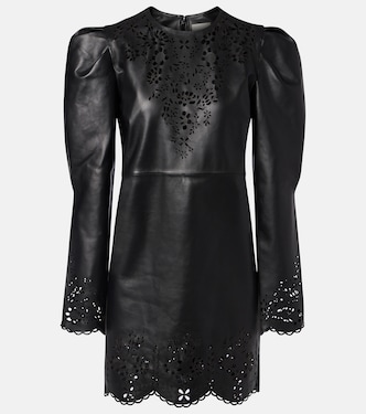 Nala laser-cut leather minidress | Isabel Marant