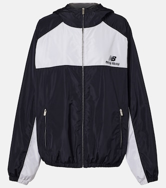 x New Balance poplin track jacket | Miu Miu