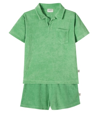Mael terry polo shirt and shorts set | Cozmo