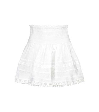 Galia cotton miniskirt | Poupette St Barth