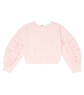 Sweatshirt aus einem Baumwollgemisch | Monnalisa