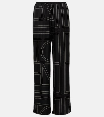 Weite Hose aus Seide  | Toteme