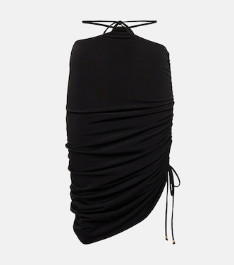 Falda midi Ariel fruncida | Bananhot