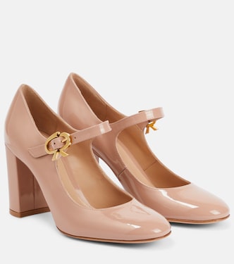 Mary Ribbon patent leather pumps | Gianvito Rossi