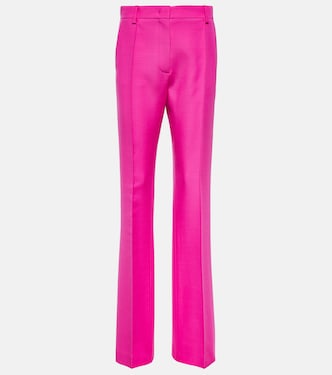 Pantaloni flared in crêpe couture | Valentino