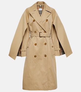 Gabardina de algodón con cinturón | Burberry