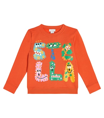 Sudadera de jersey de algodón estampada | Stella McCartney Kids