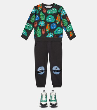 Felpa in jersey di cotone con stampa | Stella McCartney Kids