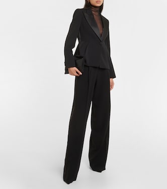 Weite High-Rise-Hose Amedea aus Cady | Max Mara