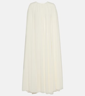 Novia - vestido midi Olivette con capa | Emilia Wickstead