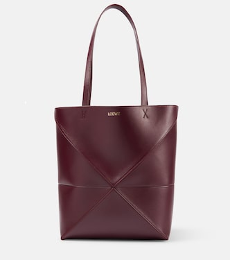 Tote Puzzle Fold Medium aus Leder | Loewe