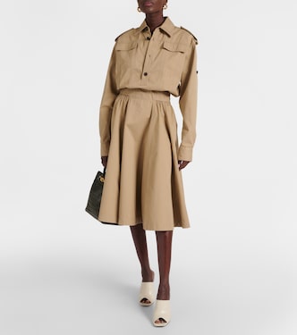 Abito chemisier in twill di cotone | Bottega Veneta