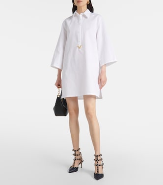 Cotton and linen minidress | Valentino