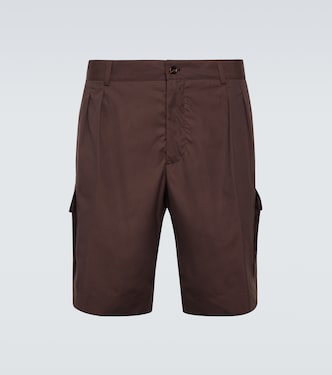 Shorts cargo de algodón y lino | Dolce&Gabbana