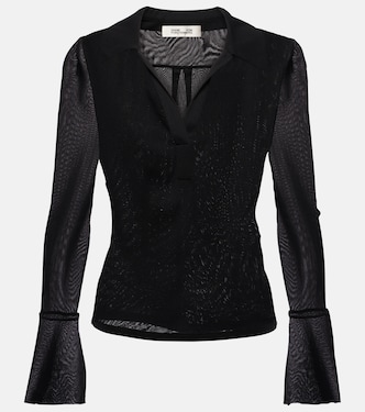 Mackenzie mesh top | Diane von Furstenberg