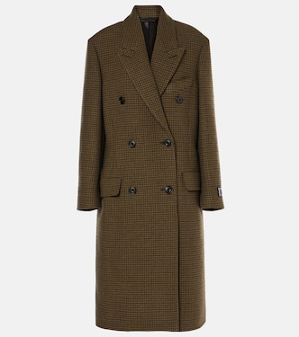 Abrigo cruzado de mezcla de lana | Acne Studios
