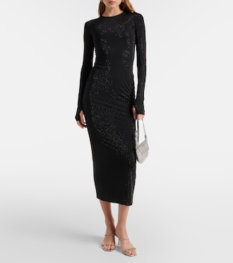 Crystal-embellished jersey maxi dress | Alex Perry