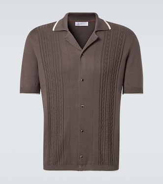 Knitted cotton shirt | Brunello Cucinelli