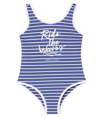 Costume intero a righe | Brunello Cucinelli Kids