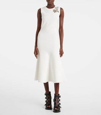Abito midi con cristalli | McQueen