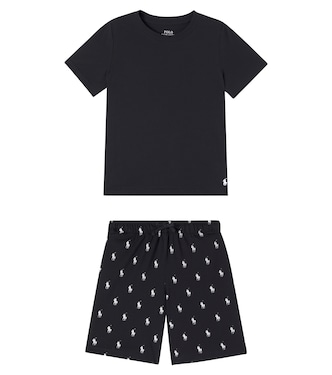 Pony cotton jersey pajamas | Polo Ralph Lauren Kids